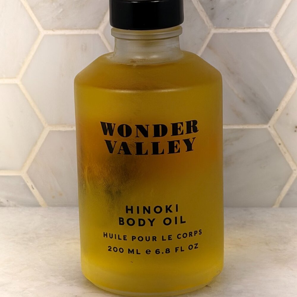 WONDER VALLEY-Hinoki Body Oil|Vegan, Cruelty-Free,All Skin Types-Soften,Hydrate